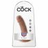 Dildo King Cock 6 (15 cm) - maro 