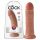 King Cock 8 dildo (20 cm) - natur închis