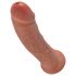 King Cock 8 dildo (20 cm) - natur închis