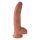 King Cock 9 dildo cu testicule (23 cm) - maro