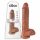 King Cock dildo mare, 25 cm - maro 