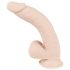 Nature Skin - Dildo realist cu bază adezivă - culoare naturală (mărime medie)