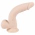 Dildo realist cu ventuză Nature Skin - nuanță naturală (mediu) 