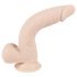 Dildo realist cu ventuză Nature Skin - nuanță naturală (mediu) 