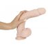 Dildo realist cu ventuză Nature Skin - natural (mare) 