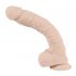 Dildo realist cu ventuză Nature Skin - natural (mare) 