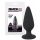 Dildo anal Black Velvet Heavy - 40g (negru) 