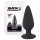 Dildo anal Black Velvet Heavy - 40g (negru) 