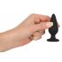 Dildo anal Black Velvet Heavy - 40g (negru) 