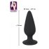 Dildo anal Black Velvet Heavy - 40g (negru) 