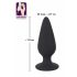 Dildo anal Black Velvet Heavy - 40g (negru) 