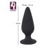 Dildo anal Black Velvet Heavy, 75g - negru 