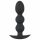 Plug anal cu bile Black Velvet Heavy - 145g (negru)