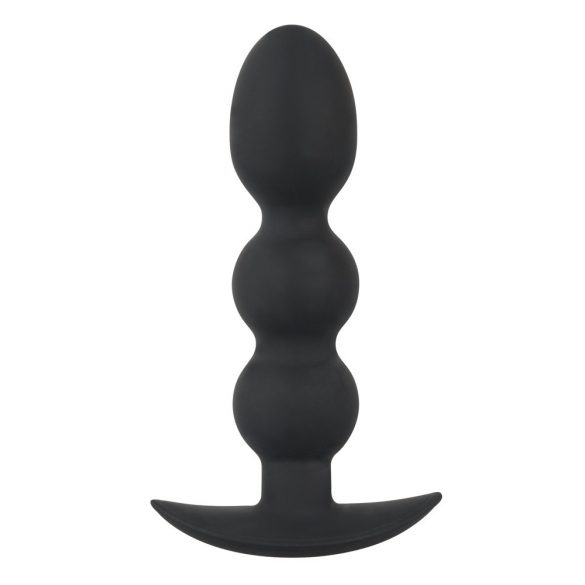 Dildo anal Black Velvet Heavy, 145g, sferic (negru) 