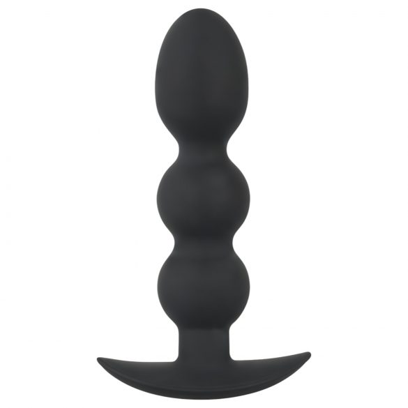 Plug anal cu bile Black Velvet Heavy - 145g (negru)