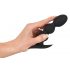 Dildo anal Black Velvet Heavy, 145g, sferic (negru) 