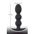 Dildo anal Black Velvet Heavy, 145g, sferic (negru) 