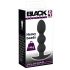 Dildo anal Black Velvet Heavy, 145g, sferic (negru) 