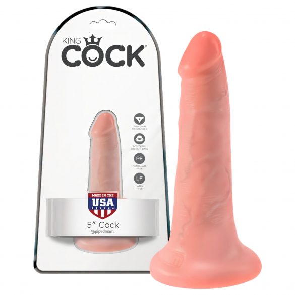 King Cock 5 dildo (13 cm) - natural 