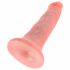 King Cock 5 dildo (13 cm) - natural 