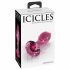 Icicles Nr. 79 - dildo anal conic din sticlă (roz) 