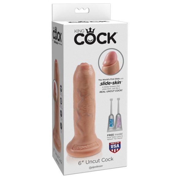 King Cock 6 - Dildo Realistic (15 cm) - Natural 