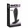 Dildo anal Black Velvet cu cap mare (negru) 