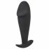 Dildo anal Black Velvet cu cap mare (negru) 