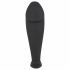 Dildo anal Black Velvet cu cap mare (negru) 