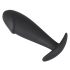 Dildo anal Black Velvet cu cap mare (negru) 