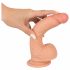 Realistixxx - dildo realist cu ventuză (22 cm) - natural 