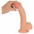 Realistixxx - dildo realist cu ventuză (22 cm) - natural 