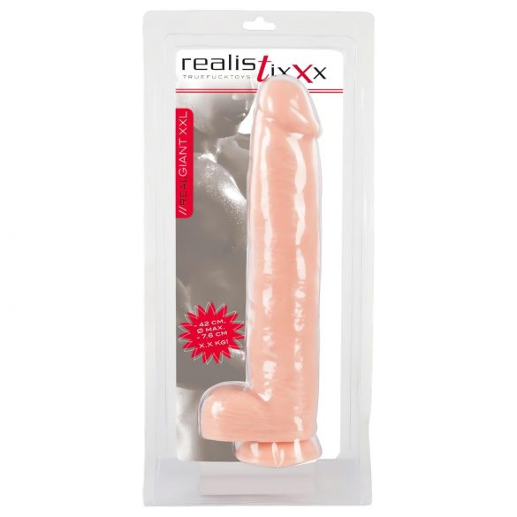 realistixxx Giant 3XL - dildo realistic (42 cm) - natural