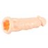 You2Toys - Manșon pentru prelungire penis din silicon (natural) - 19cm 