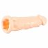 You2Toys - Manșon pentru prelungire penis din silicon (natural) - 19cm 