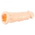 You2Toys - Manșon pentru prelungire penis din silicon (natural) - 19cm 