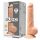 Dildo Silexd 9,5 cu ventuză - 24cm (natural) 