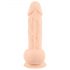 Silexd 9,5 - dildo cu bază de ventuză - 24 cm (natur)