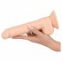 Dildo Silexd 9,5 cu ventuză - 24cm (natural) 