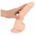 Dildo Silexd 9,5 cu ventuză - 24cm (natural) 