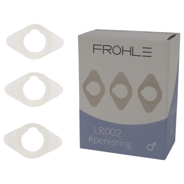 Fröhle LR002 - Set inele medicale pentru penis (3 buc)