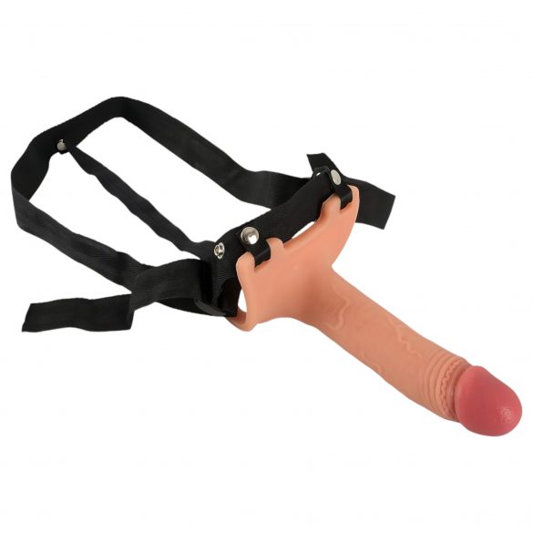 Strap-on Realistixxx - dildo gol, realist, cu fixare (natural) 