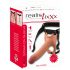 Strap-on Realistixxx - dildo gol, realist, cu fixare (natural) 