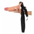 Strap-on Realistixxx - dildo gol, realist, cu fixare (natural) 