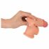 Realistixxx - extensor pentru penis cu inel - 19cm (natural) 