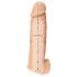 Realistixxx - Extensie penis cu inel testicular - 16cm (natural) 