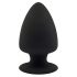 Dildo anal flexibil Silexd M - 11cm (negru) 