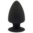 Dildo anal flexibil Silexd M - 11cm (negru) 