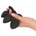 Set de dildo-uri anale Black Velvet (4 piese) - negru 