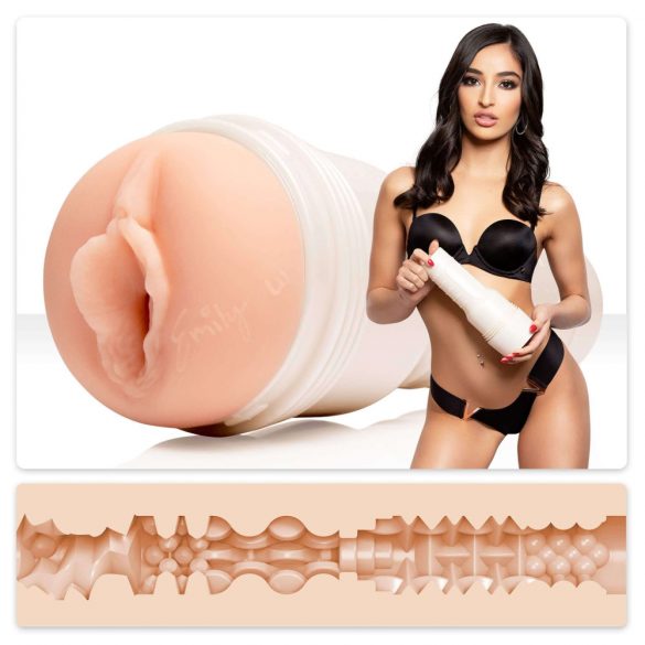 Fleshlight Emily Willis Squirt - vagin artificial (natural) 